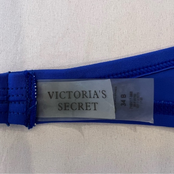 Victoria’s Secret Halter Bikini Swimsuit Top Push Up Removable Padding Size 34B - Picture 2 of 14